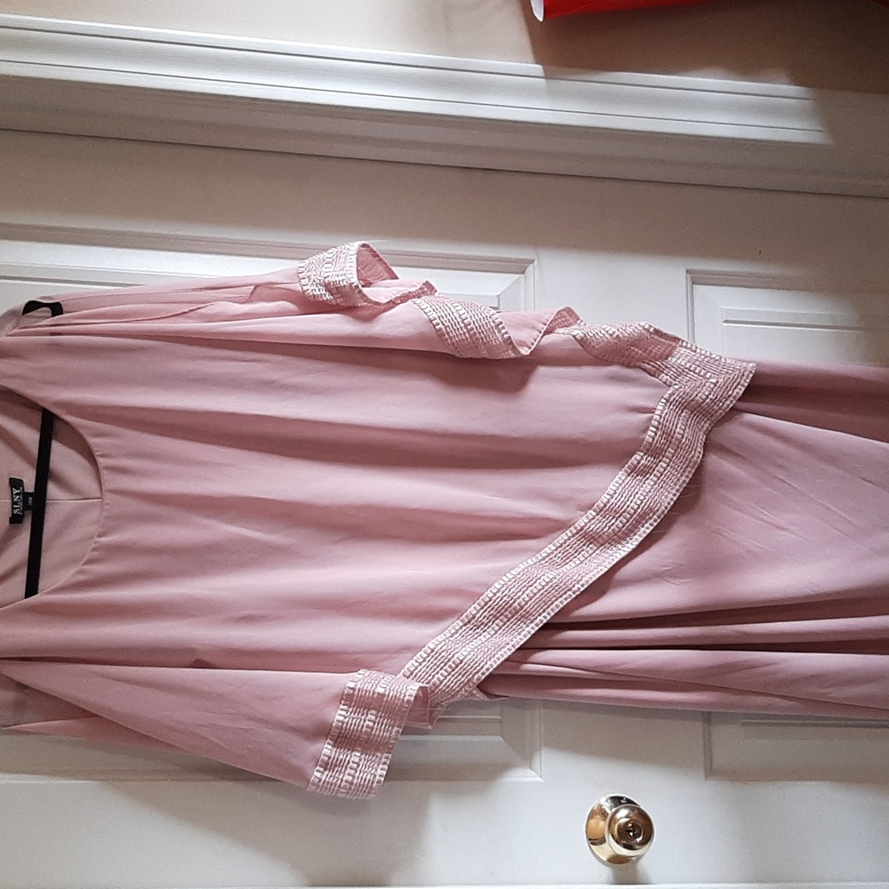 SLNY 16W Pink formal dress